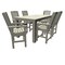 Highwood Usa Lehigh 7pc Rectangular Counter Height Outdoor Patio Furniture Dining Set 72 x 42 AD-ST7LH2CO4BA-HGR - alternate 1